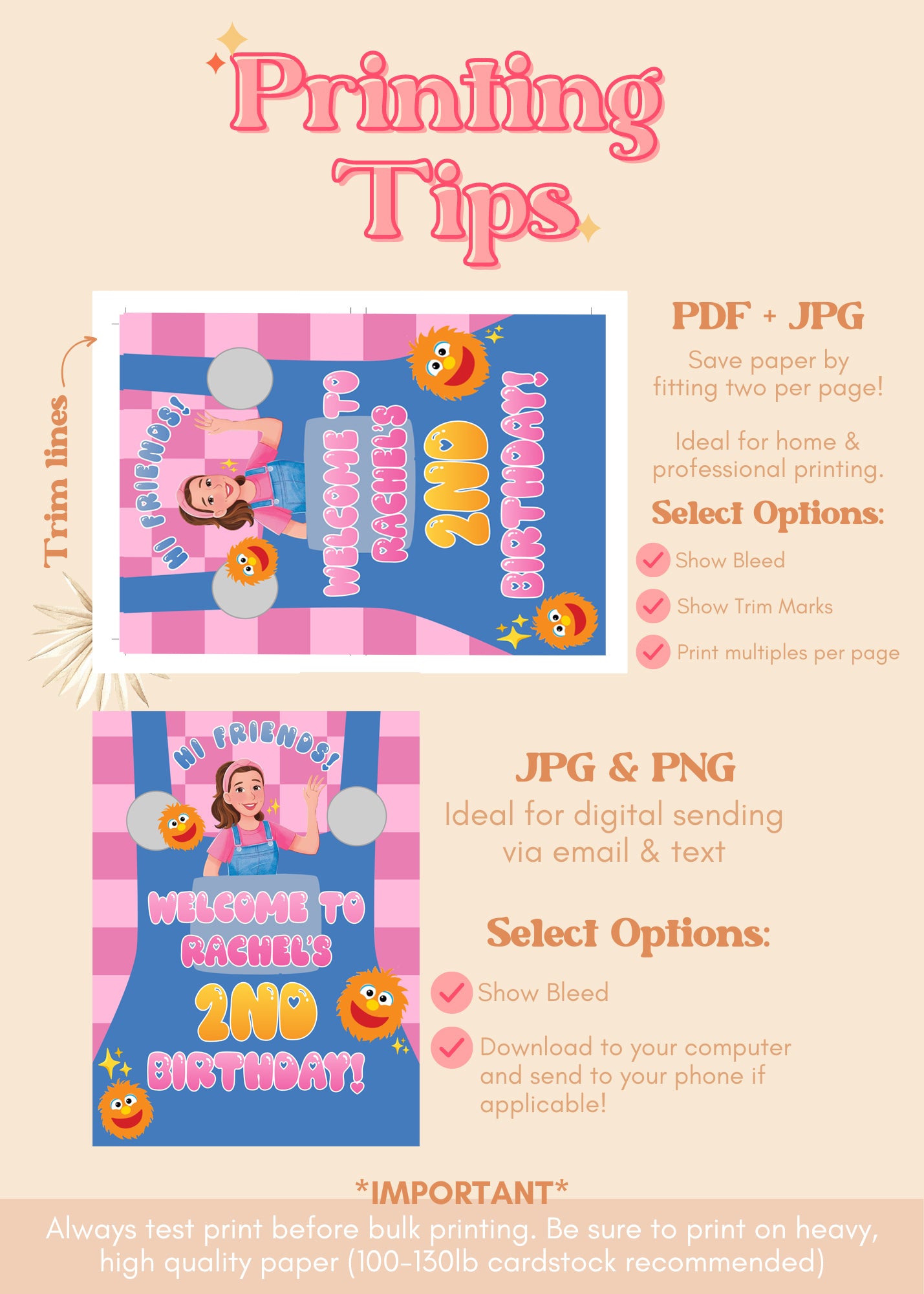 Ms Rachel Birthday Party Welcome Sign | Songs for Littles Overalls Party Welcome Sign