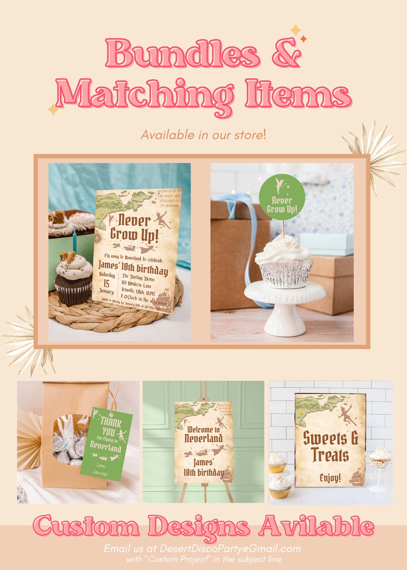 Peter Pan Birthday Chip Bag Label | Neverland Never Grow Up Printable Party Decor