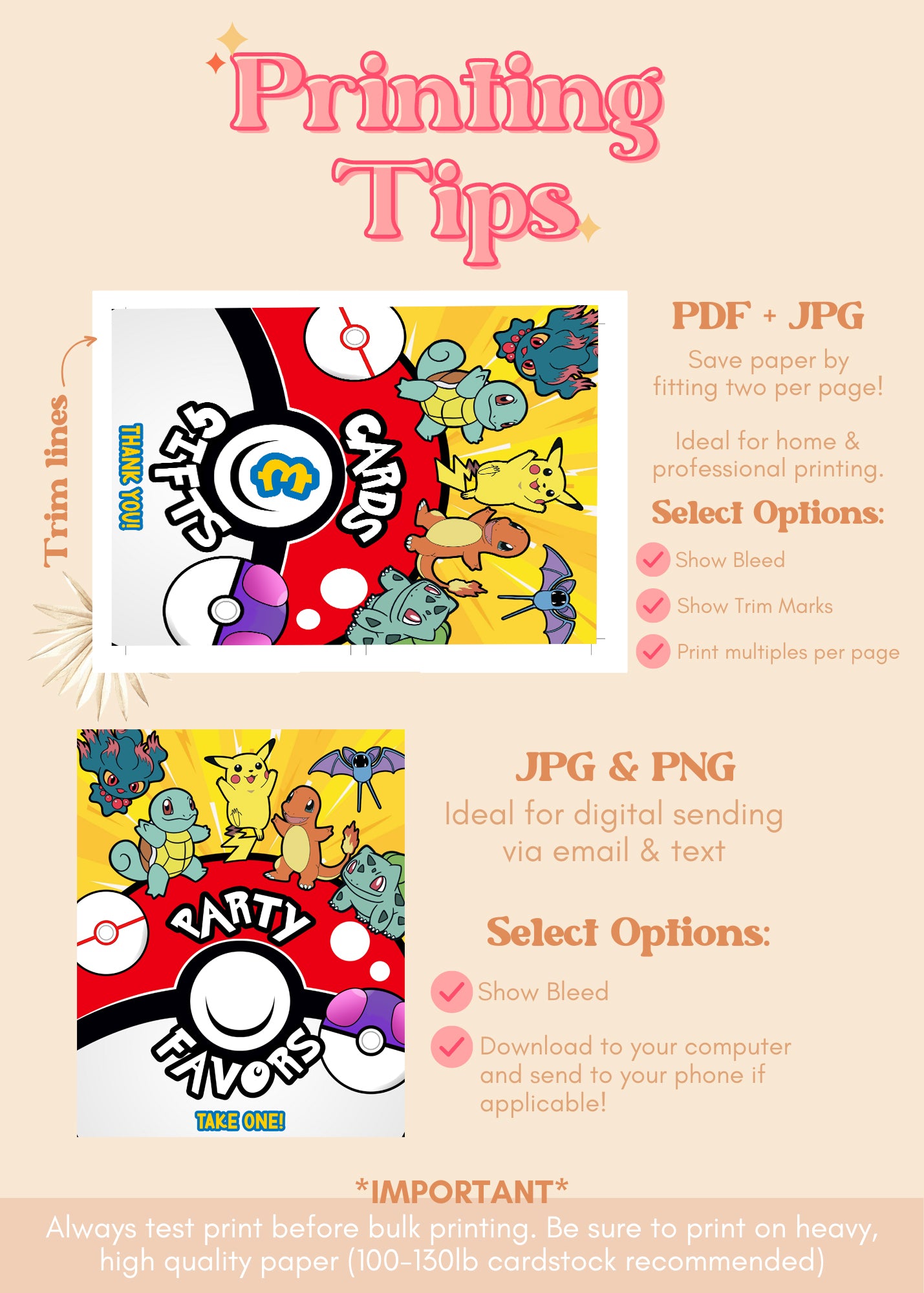 Pokemon Birthday Party Table Sign | Pokeball Printable Party Decor | Pikachu Card Birthday Boy Table Sign