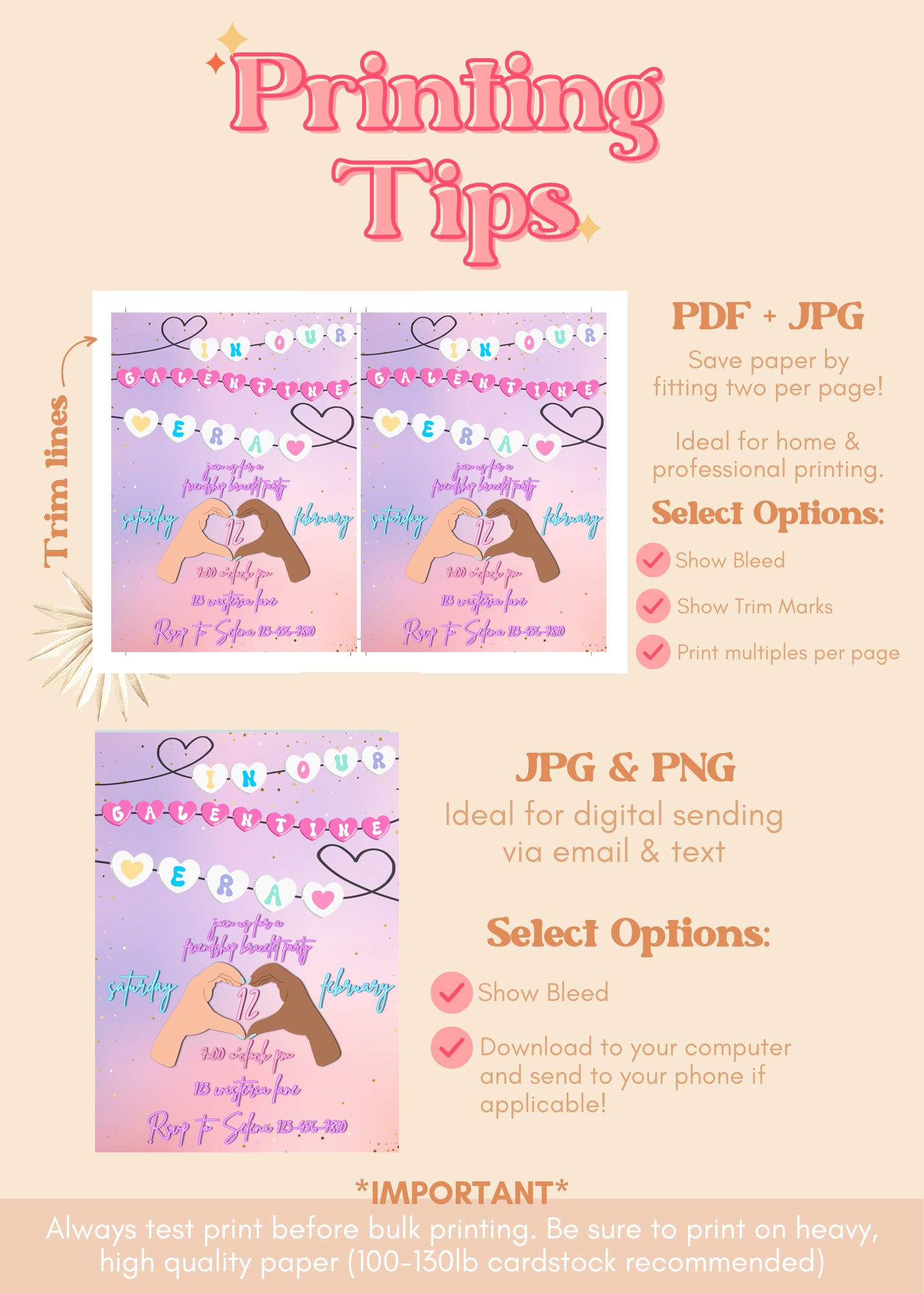 Valentine Era Friendship Bracelet Invitation | Taylor Swift Eras Galentine's Party | Editable Swiftie Eras Party Invite Template