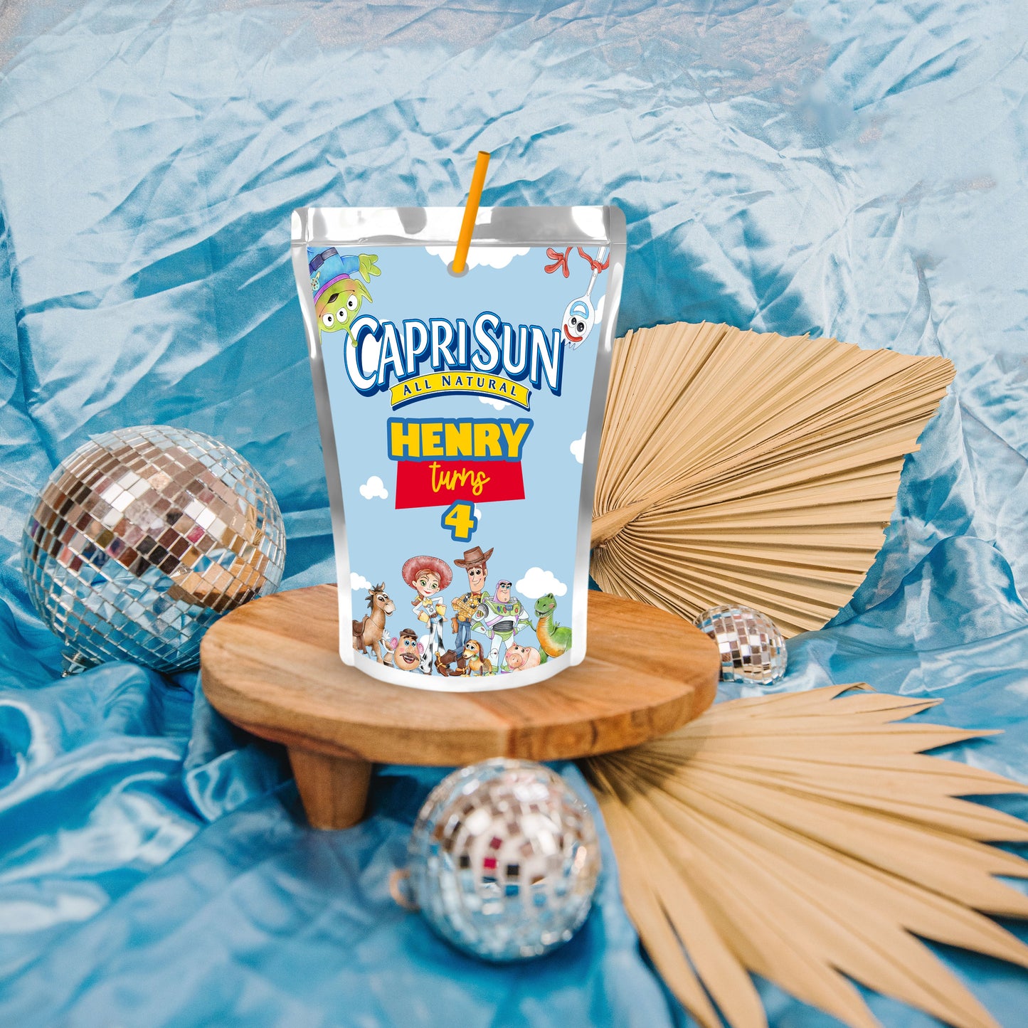Toy Story Juice Pouch Label | Toy Story Printable Party Decor | Woody Buzz Lightyear Drink Label
