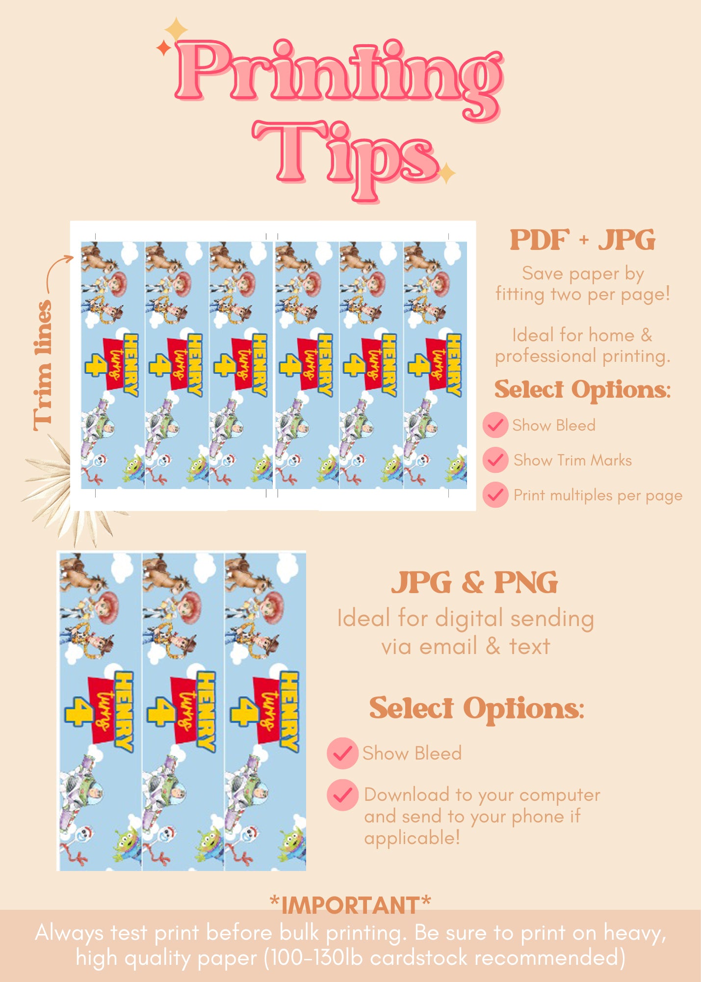 Toy Story Inspired Birthday Water Bottle Label | Toy Story Party | Woody Buzz Lightyear Printable Party Decor