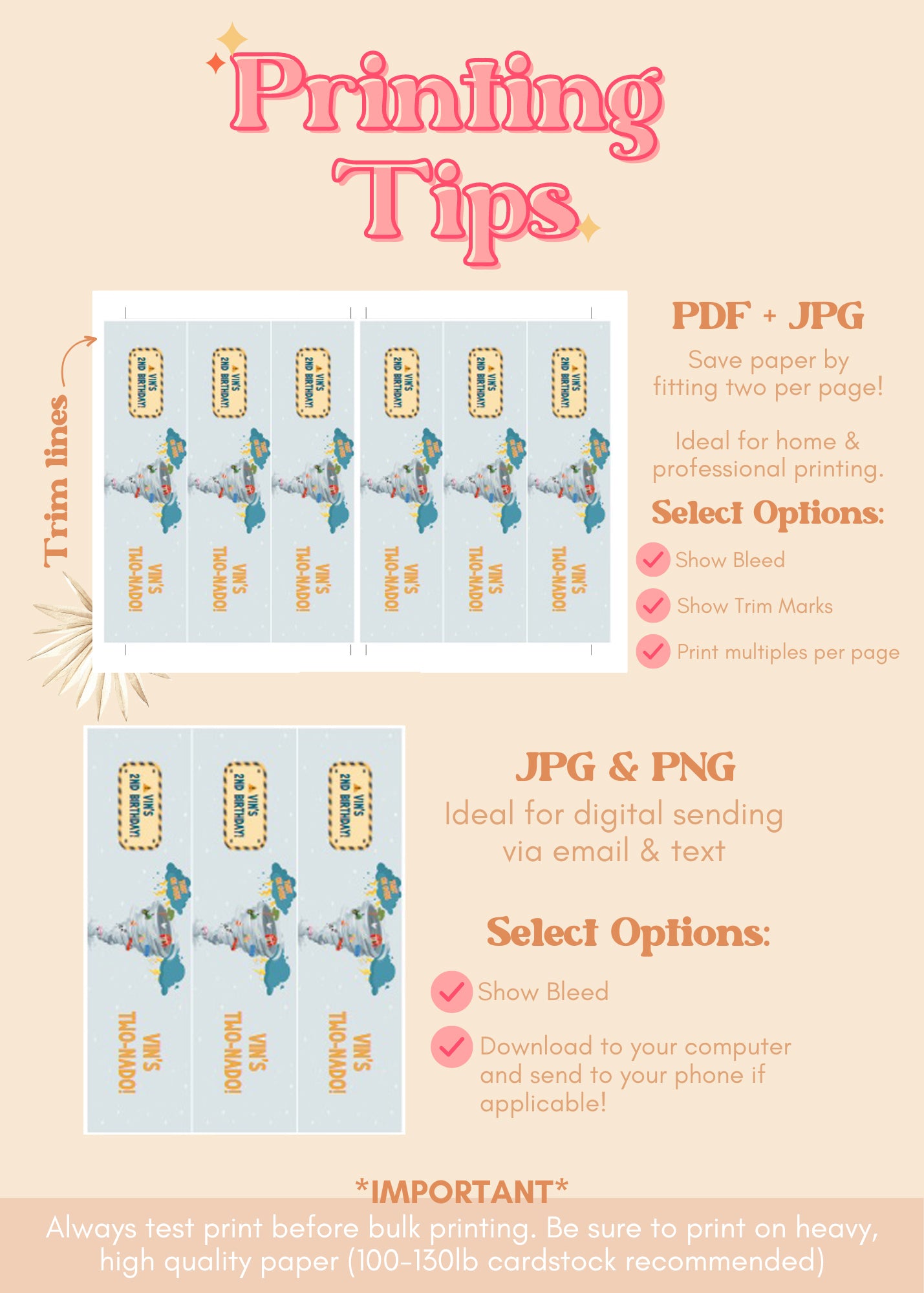 TWONADO / FOURNADO Birthday Water Bottle Label | Tornado Printable Party Decor | Twister Storm Hurricane Party Theme