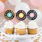 50s Diner Cupcake Toppers | Vinyl Record Cupcake Toppers | 1950s Sock Hop Diner Party Decor