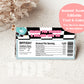 Sock Hop Chocolate Wrapper Bar Label | 50s Diner Birthday Party Decor | Midcentury 1950s Hershey Bar Labels