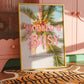 Booked and Busy Print: Palm Tree Poster | Digital Wall Art