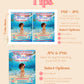 Baby Moana Birthday Invitation | Moana 1st Birthday Invite | Island Princess Themed Birthday