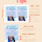 Frozen Inspired Birthday Invitation | Anna Elsa Birthday Invitation | Frozen Party Invite