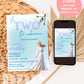 Frozen Inspired Birthday Invitation | In Two the Unknown Invitation | Elsa Birthday Invitation | Princess 2nd Birthday Invite