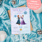 Frozen Inspired Birthday Invitation | Anna Elsa Joint Birthday Invitation | Minimal Disney Frozen Birthday | Girls Princess Sisters Party Invite