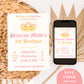 Her Royal Fiveness Invite | Royal Princess Editable Invite Template | Girl Princess Party