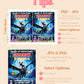 How to Train Your Dragon Birthday Invitation | Toothless Light Fury Invite | Toothless Dragon Birthday Party