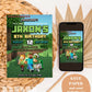 Minecraft Birthday Invitation | Video Game Birthday Party | Minecrafter Theme Invite | Gamer Bday Party | PC Minecraft Invite