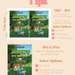 Minecraft Birthday Invitation | Video Game Birthday Party | Minecrafter Theme Invite | Gamer Bday Party | PC Minecraft Invite