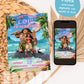 Moana Birthday Invitation | Moana Summer Birthday Invite | Island Princess Themed Birthday