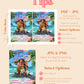 Moana Birthday Invitation | Moana Summer Birthday Invite | Island Princess Themed Birthday