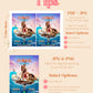Moana Birthday Invitation | Moana ANY AGE Birthday Invite | Island Princess Themed Birthday