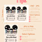 Disneyland Inspired Birthday Invitation | ANY AGE Vintage Disney Park Birthday Editable Invite Template