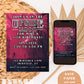 Stranger Things Birthday Party Invitation | Upside Down Party Editable Invite Template
