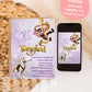 Tangled Rapunzel Birthday Invitation | Rapunzel 2nd Birthday | Two Tangled Princess Birthday Invite