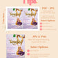 Tangled Rapunzel Birthday Invitation | Princess Birthday Invite