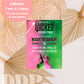 Wicked Birthday Party Invitation | Wicked Inspired Musical Party Invite | Elphaba & Glinda Theme Movie Party | Green Pink Wizard of Oz Theme