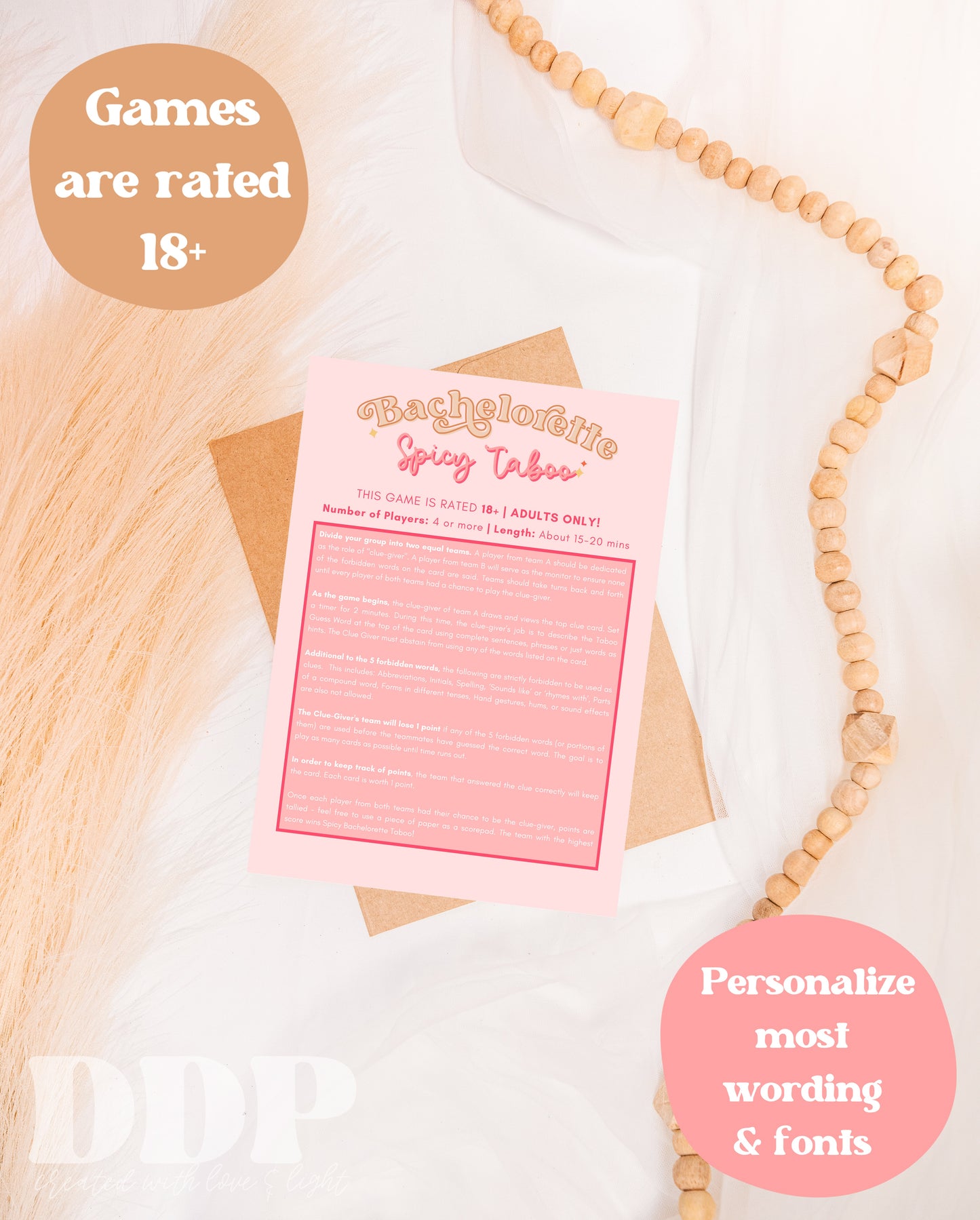 Spicy Bachelorette Party Games Bundle | Printable Hen Party Games