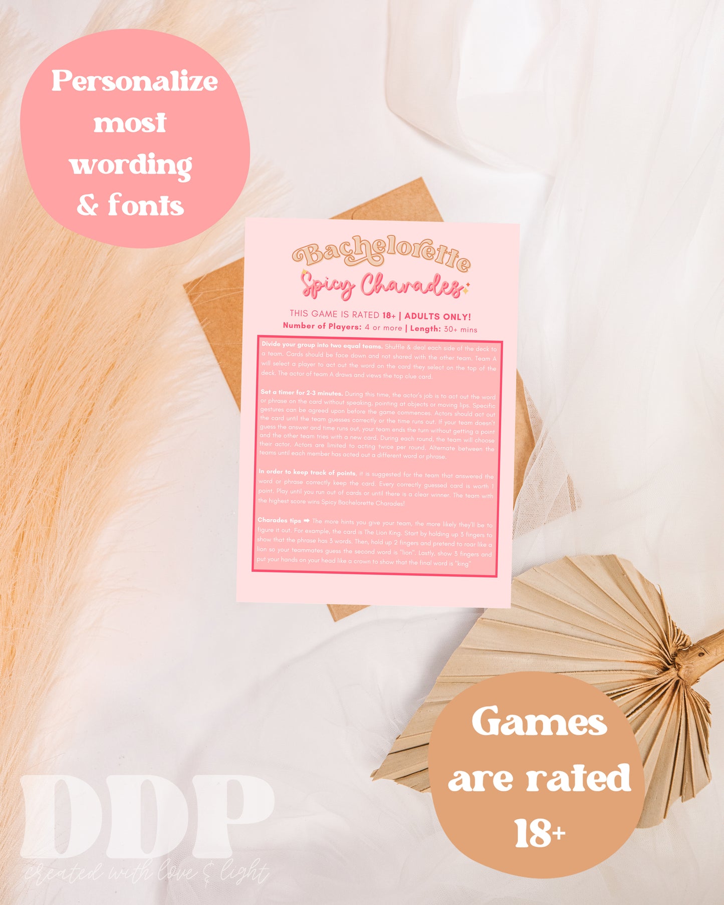 Spicy Bachelorette Party Games Bundle | Printable Hen Party Games