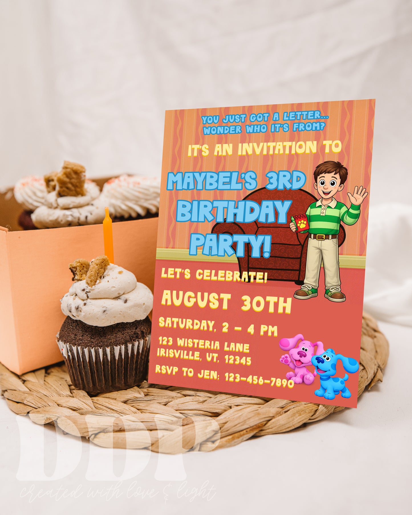 Blue's Clues Birthday Invitation | Blue's Clues ANY AGE Birthday Invite (Digital Download)