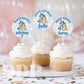 Bluey Daisy Cupcake Toppers | Blue Heeler Party Cupcake Toppers | Bluey Party Decor