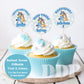 Bluey Daisy Cupcake Toppers | Blue Heeler Party Cupcake Toppers | Bluey Party Decor