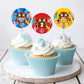 Danny Go Cupcake Toppers | Great Big Party Cupcake Toppers | Danny Go Party Decor