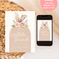 Boho Easter Brunch Party Editable Invitation Template