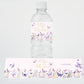 Enchanted to Meet You Water Bottle Label | Girl Baby Shower Butterfly Label | Wildflower Butterflies Printable Party Decor