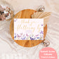 Enchanted to Meet You Baby Shower Thank You Card | Butterfly Baby Shower Party Decor | Printable Wildflower Butterfly Thank You Card