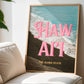Hawaii Black Sand Beach Print | Maui Punaluʻu Beach Travel Poster | Hawaii Digital Wall Art
