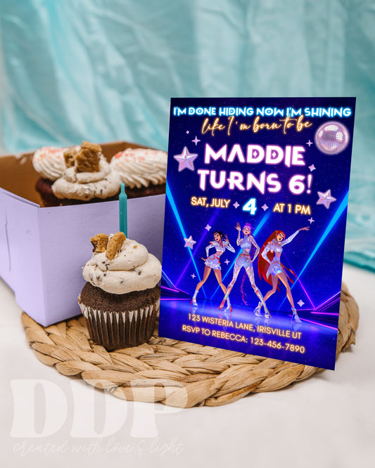 KPOP Demon Hunters Birthday Invitation | HunterX ANY AGE Birthday Invite | KPOP Themed Birthday