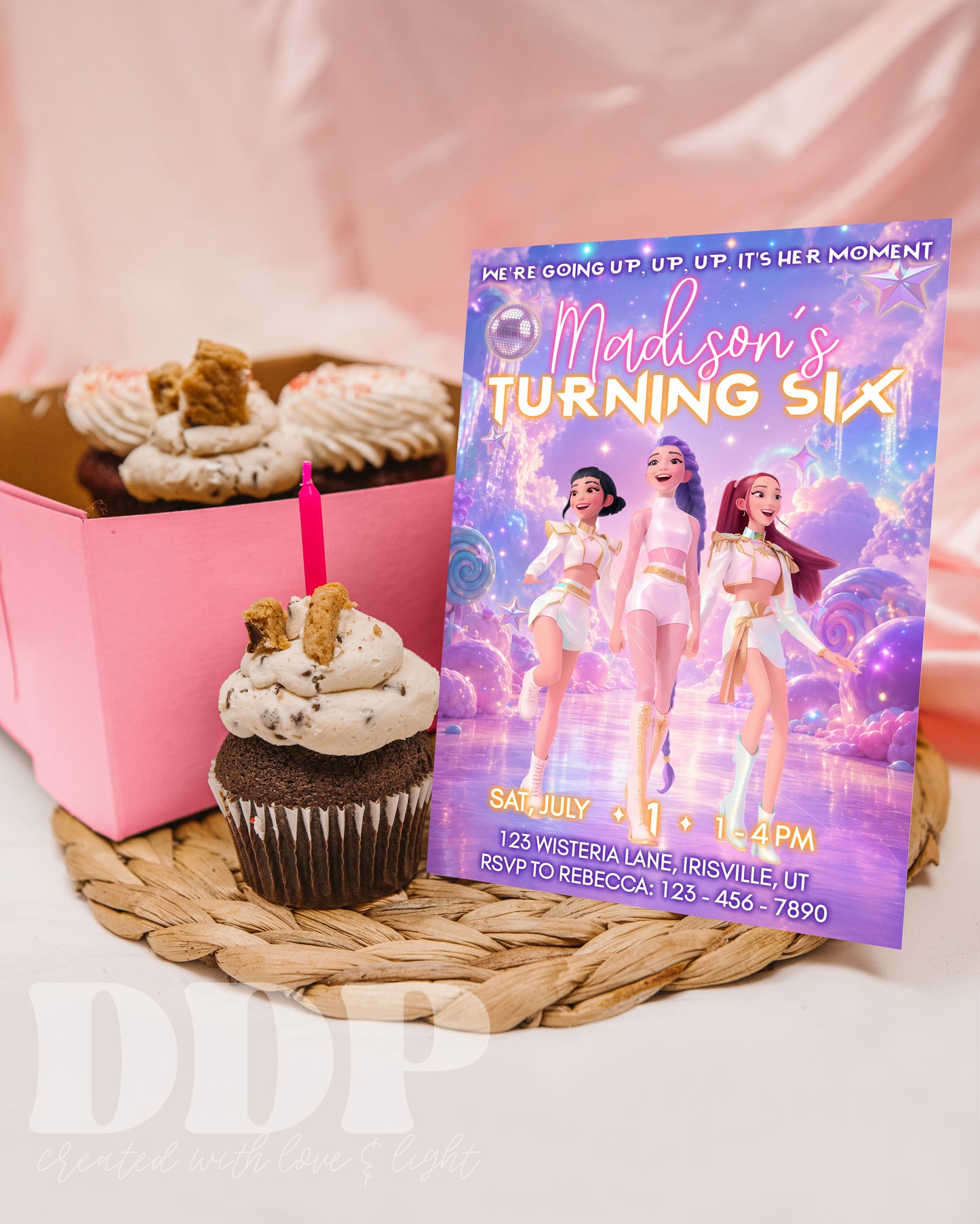 KPOP Demon Hunters Birthday Invitation | HunterX ANY AGE Birthday Invite | KPOP Themed Birthday