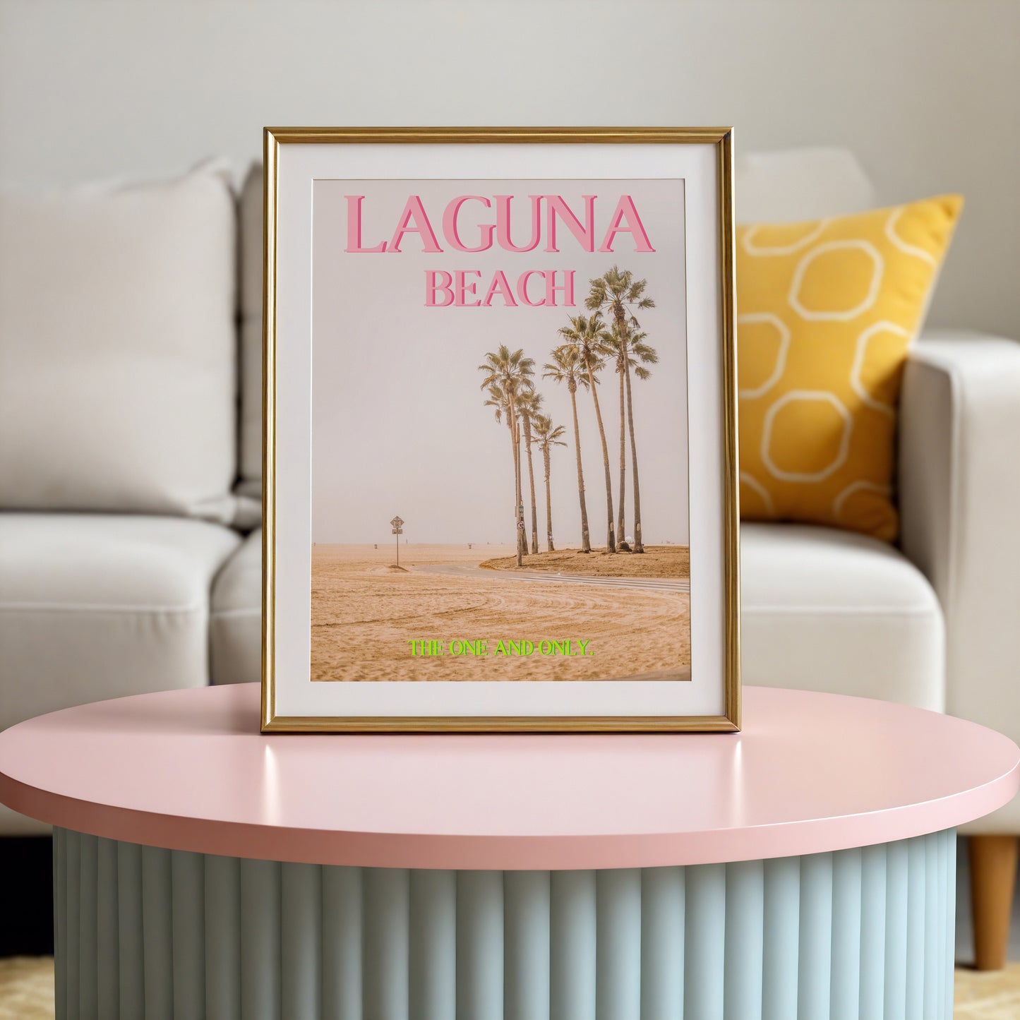Laguna Beach Art Print | California Travel Poster | Laguna Beach Postcard Art | Digital Wall Art