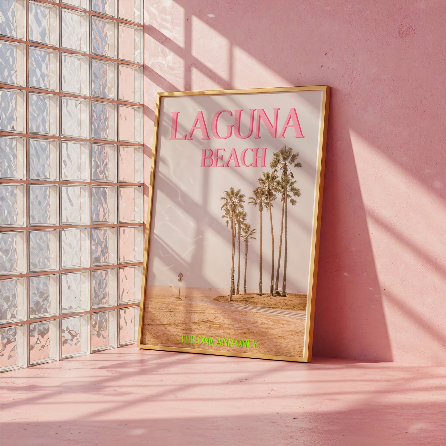 Laguna Beach Art Print | California Travel Poster | Laguna Beach Postcard Art | Digital Wall Art