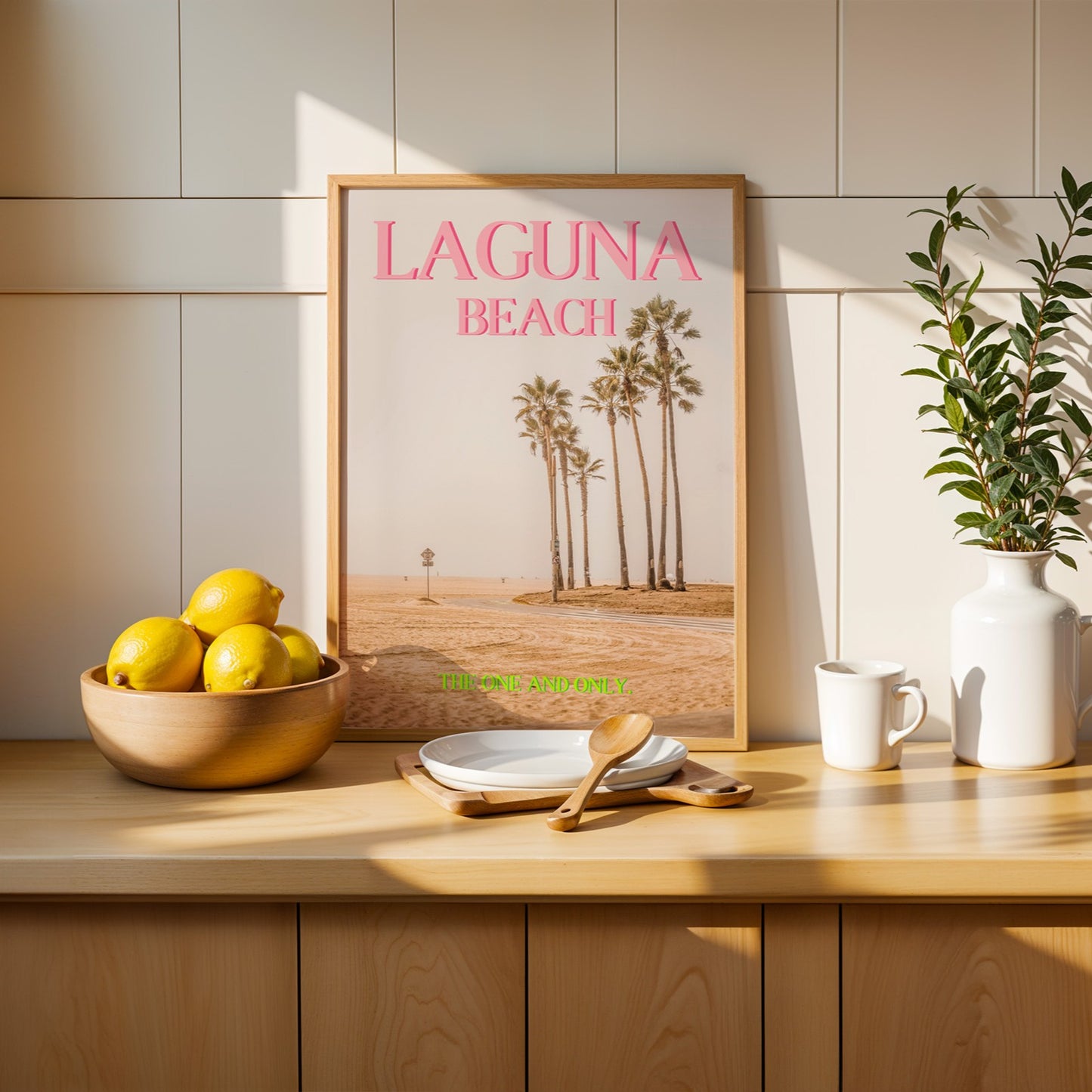 Laguna Beach Art Print | California Travel Poster | Laguna Beach Postcard Art | Digital Wall Art