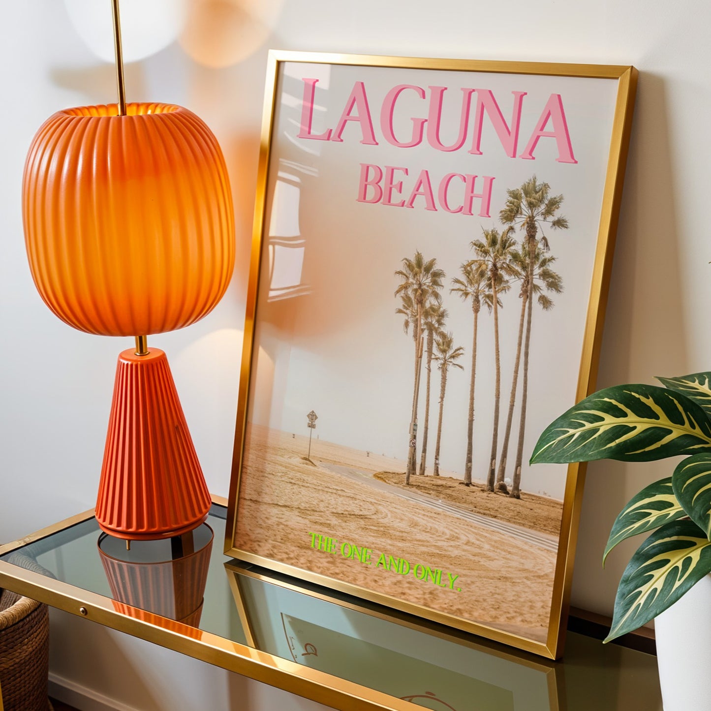 Laguna Beach Art Print | California Travel Poster | Laguna Beach Postcard Art | Digital Wall Art