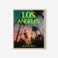 Los Angeles: The City of Angels Art Print | Palm Tree Silhouette Travel Poster | Digital Wall Art