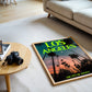 Los Angeles: The City of Angels Art Print | Palm Tree Silhouette Travel Poster | Digital Wall Art