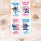 Stitch Valentine Cards Bundle | Printable Disney Valentine Gift Tags | Lilo & Stitch Classroom Vday Cards