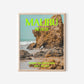 Malibu Art Print | California Travel Poster | Malibu Beach Postcard Art | Digital Wall Art
