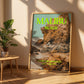 Malibu Art Print | California Travel Poster | Malibu Beach Postcard Art | Digital Wall Art