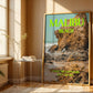 Malibu Art Print | California Travel Poster | Malibu Beach Postcard Art | Digital Wall Art