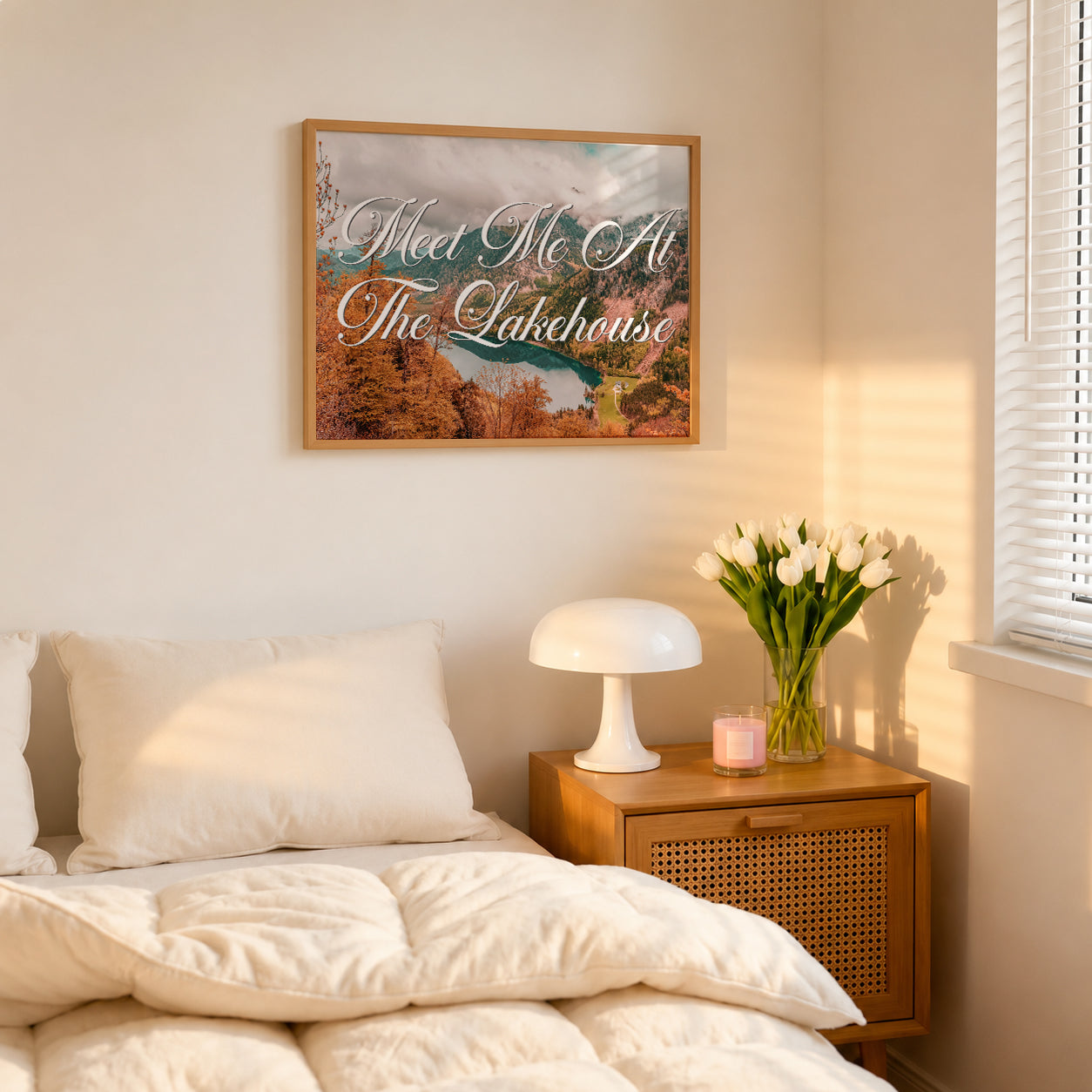 Meet You at the Lake House Art Print | Digital Download
