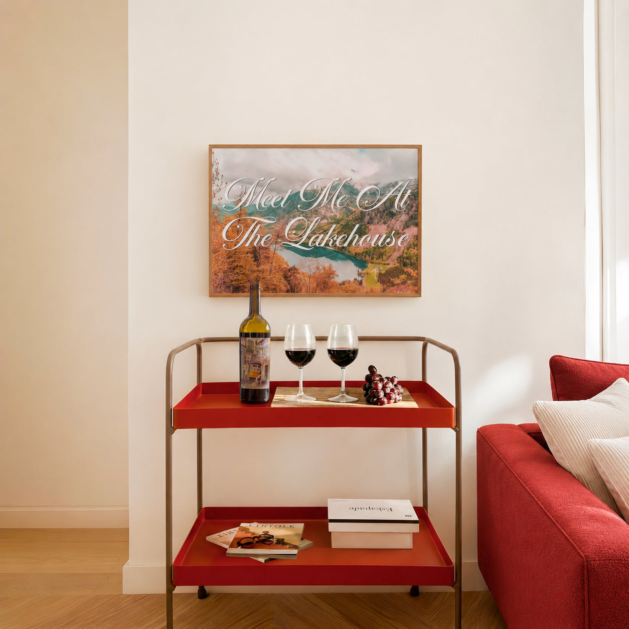 Meet You at the Lake House Art Print | Digital Download
